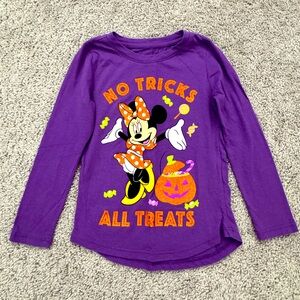 Disney kid girl Halloween long sleeve tee size 5